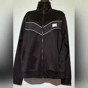 Nike Chevron Training Jacket Full Zip with Gray and White Men's L